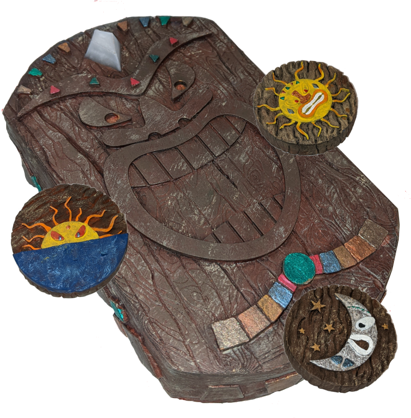 Relic Amplifier Tiki Head + Base Relic Set