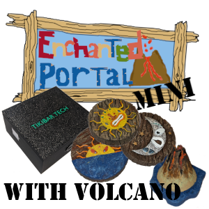 Enchanted Portal & Relic Amplifier Mini & Base Relic Set with Volcanic Eruption Relic
