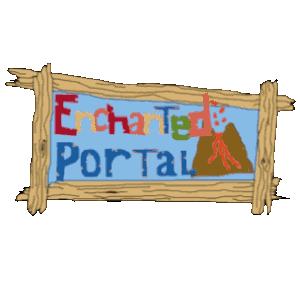 Enchanted Portal, Relic Amplifier Tiki Head, and Base Relic Set with Volcanic Eruption relic