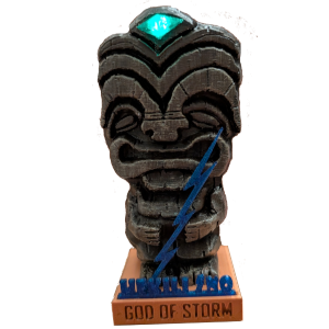 Storm God Dark with Gold Base