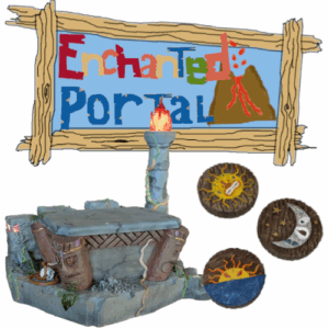 Enchanted Portal & Relic Amplifier Temple Design with Base Relic Set