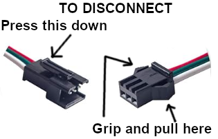 How to disconnect LED Strip