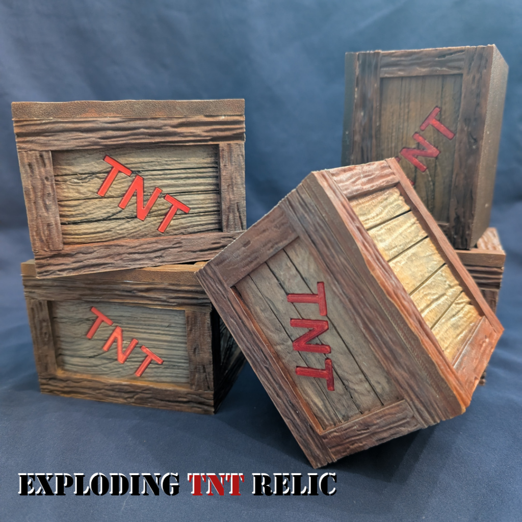 Exploding TNT