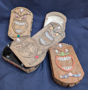 Tiki Head Boxes Many